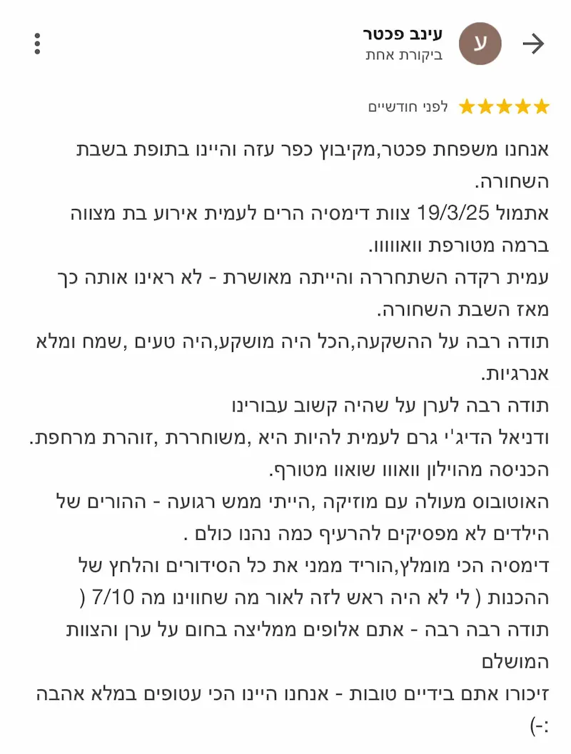 המלצות לבת מצווה